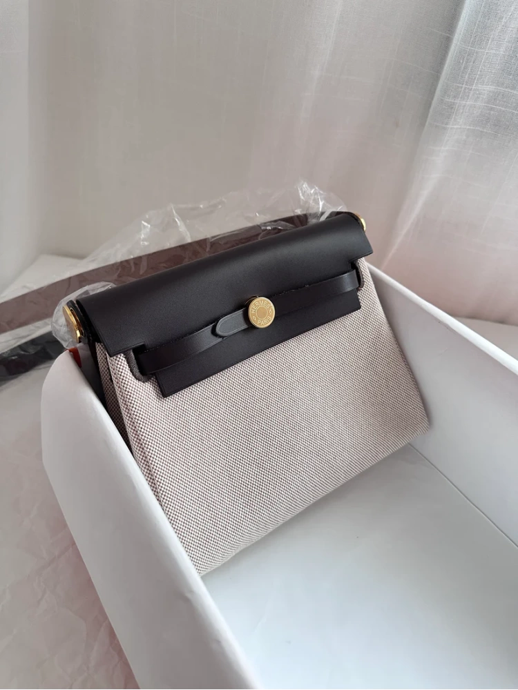 MINI HERBAG Ecru/Beige/Ebene GHW