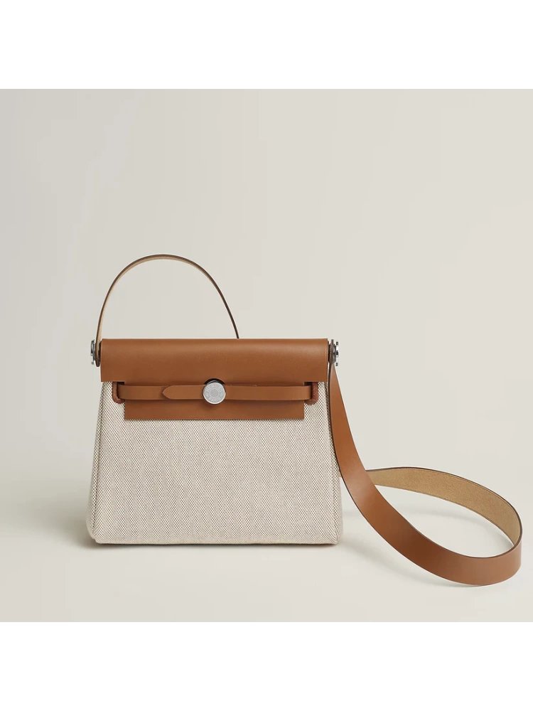 MINI HERBAG Ecru/Beige/Fauve PHW