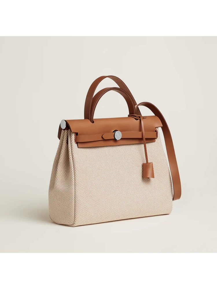 HERBAG 31 Ecru/Beige/Fauve PHW