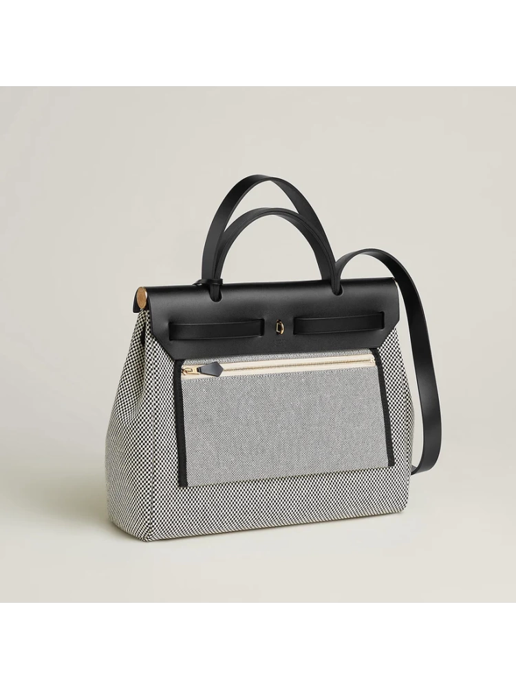 HERBAG 31 Ecru/Noir GHW