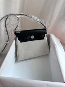 MINI HERBAG Ecru/Amande/Black PHW