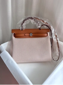 HERBAG 31 Ecru/Beige/Fauve PHW